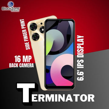 BLACKZONE TERMINATOR 6.6' Super Big HD IPS ScreenTriple Camera 16 MP