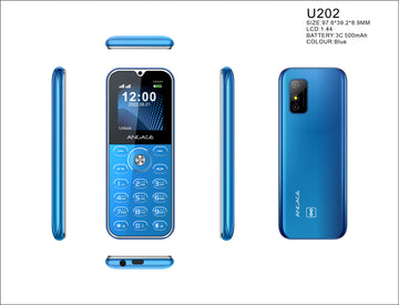 ANGAGE MAXX Card Phone 1.4 Inch Display card phone