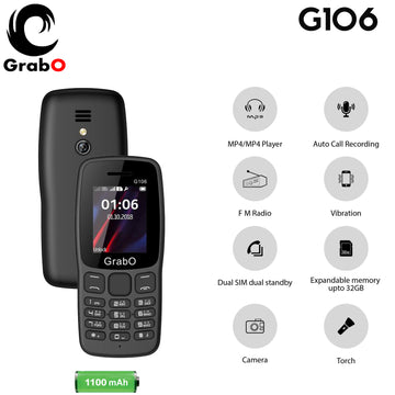 GRABO G106 1.8 Inch Display with 1000mAh Battery