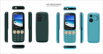 ANGAGE AG-MAX 2.4 INCH Display Dual SIM 3000 mAh Battery