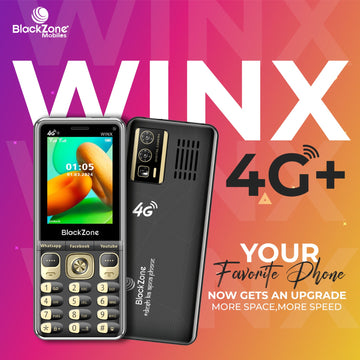 BlackZone WINX 4G PLUS Volte with 2.8 Inch keypad ,Touch Screen & Support all Android Features