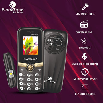 BLACKZONE ROCKER NEW MODEL 1.8 INCH DISPLAY WITH VIBRATION WITH DUAL SIM
