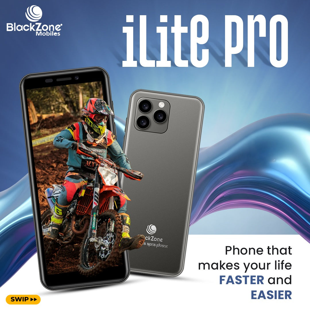 BlackZone iLite Pro | 4.5' Incell Display | 4GB RAM | 32 GB ROM | 13 MP Triple Rear Camera | USB Type C | 3000 mAh Battery