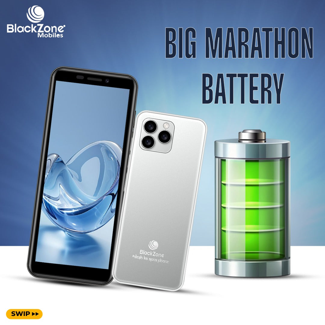 BlackZone iLite Pro | 4.5' Incell Display | 4GB RAM | 32 GB ROM | 13 MP Triple Rear Camera | USB Type C | 3000 mAh Battery