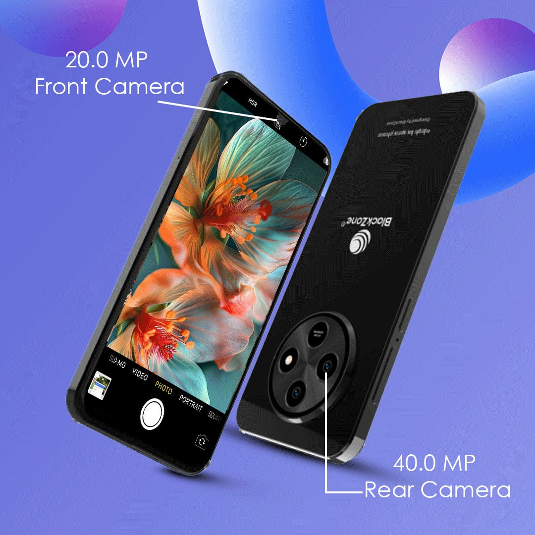 BlackZone F29 Pro – 4+4 GB RAM + 128GB ROM | 6.74" HD Display | Android 14 | 40MP Rear + 20MP Front Camera | 5000mAh Battery | Side Fingerprint Unlock | Dual SIM 4G Smartphone