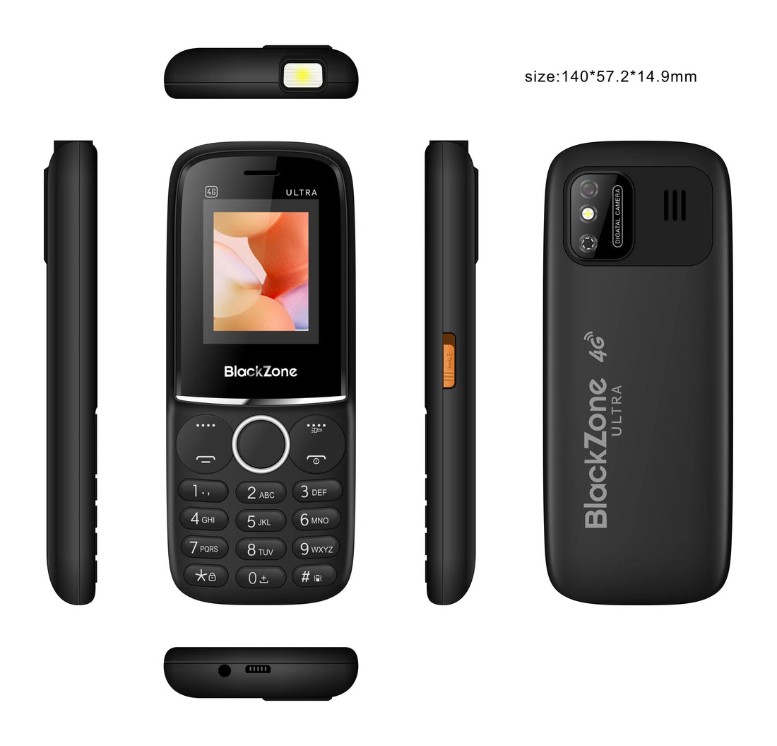 BlackZone Ultra 4G Volte Features Phone with Jio Sim Support