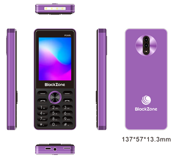 BLACKZONE PEARL 2.8" LCD Display with 3000mAh Big Battery with vibration Alert