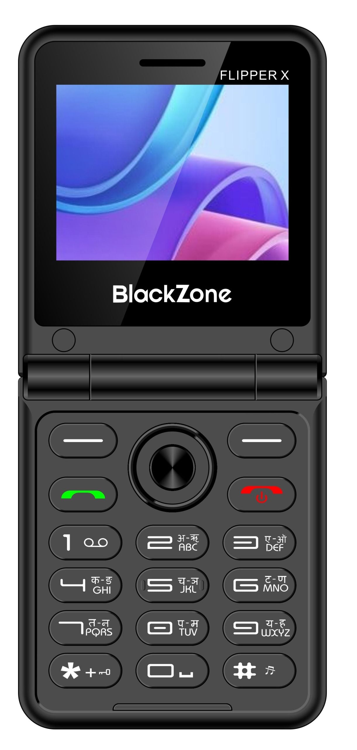 BlackZone Flipper X Dual Screen 1.8 & 2.4 Inch