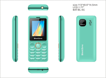 Blackzone GLORY Crystal keypad 1.8 inch Vibration Display with 1100mAh Big Battery
