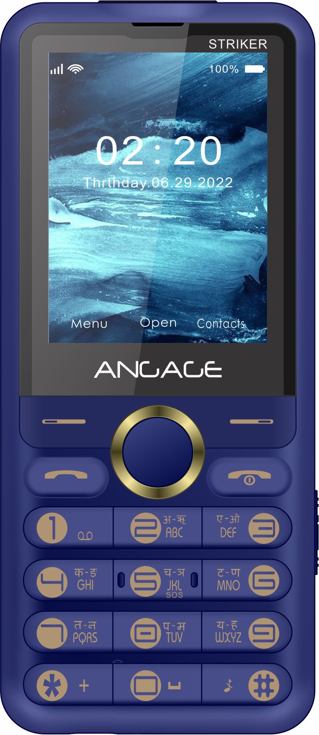 ANGAGE STRIKER 2.4 INCH Display Dual SIM 3000 mAh Battery