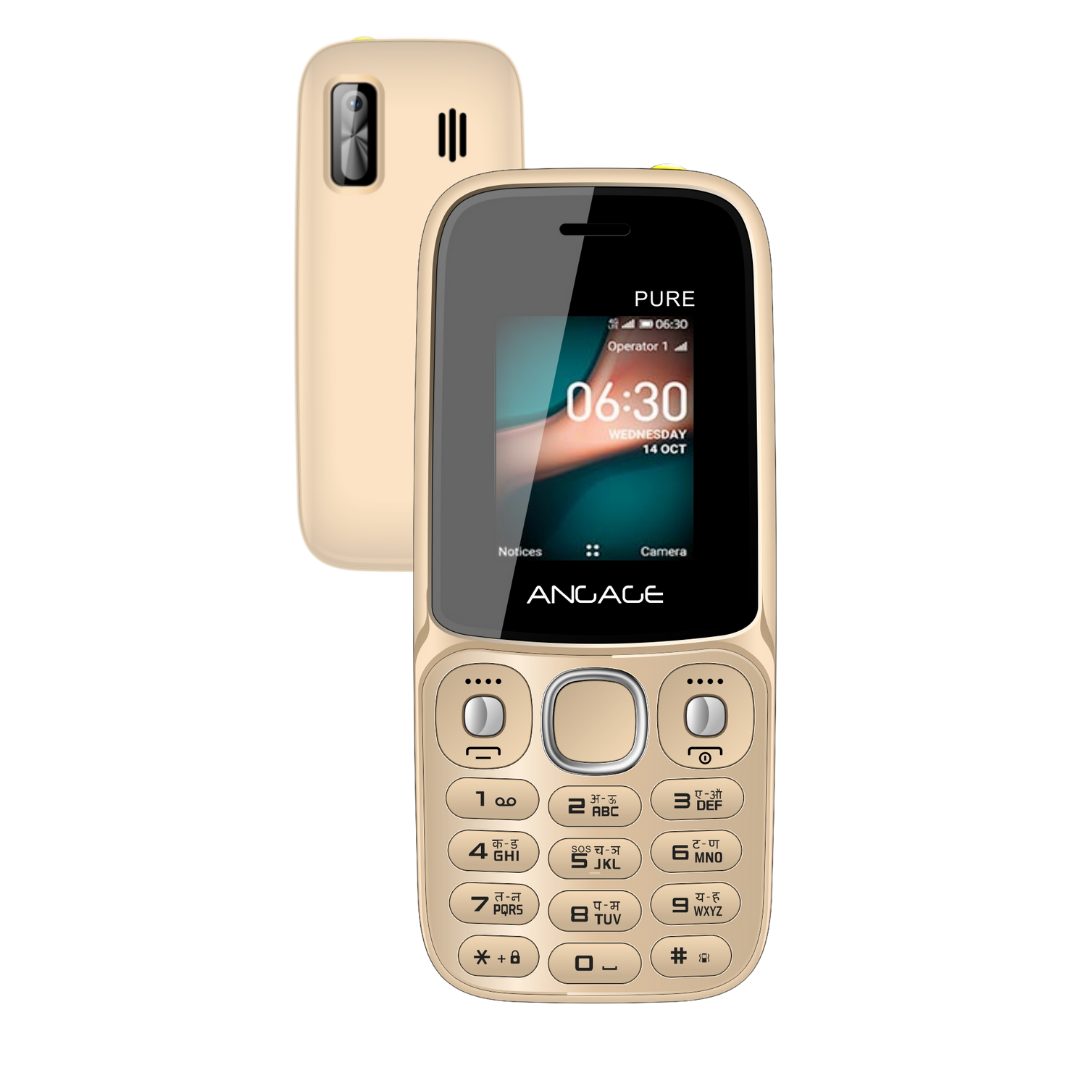 ANGAGE PURE Feature Phones 1.77inch vibration Display  GSM  Unlocked Cell Phones