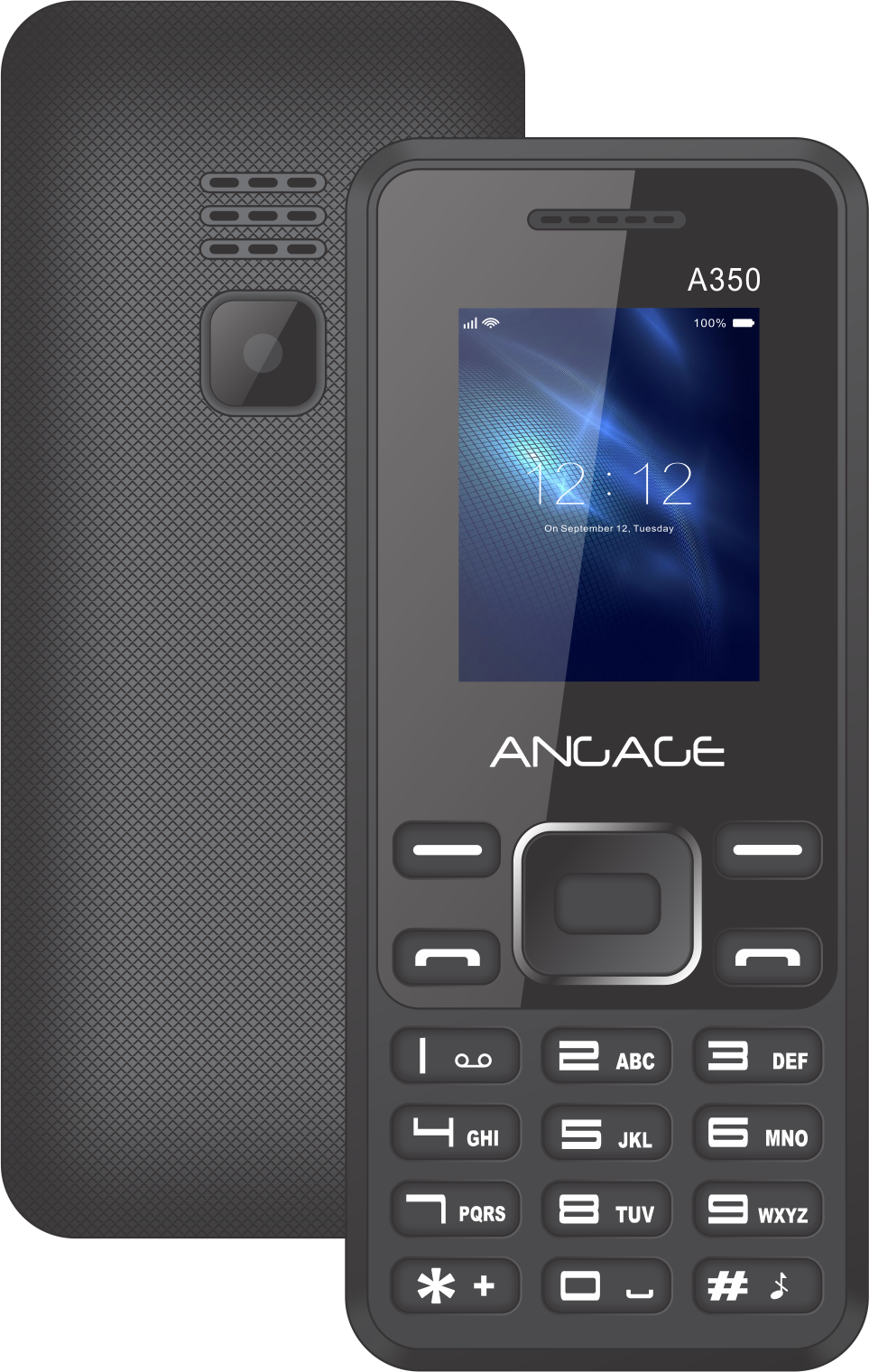 ANGAGE A350  Feature Phones 1.77inch vibration Display  GSM  Unlocked Cell Phones