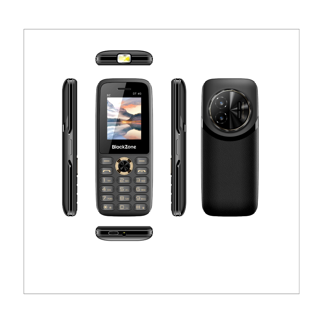 BlackZone DT 4G | 2 Jio SIM support | 1.8 Inch Display | 1100mAh Big Battery | Bluetooth | Cloud Services