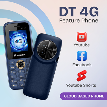 BlackZone DT 4G | 2 Jio SIM support | 1.8 Inch Display | 1100mAh Big Battery | Bluetooth | Cloud Services