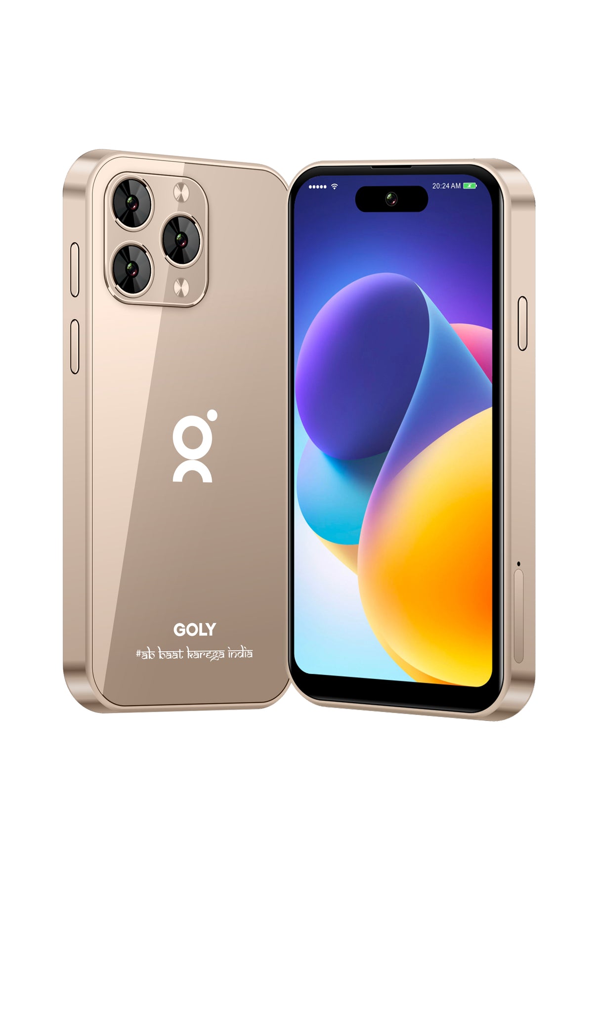GOLY iLITE+ (2GB+16GB) | 4G Android Smartphone with 4.0" QHD Display, Dual Camera, Type-C Charging