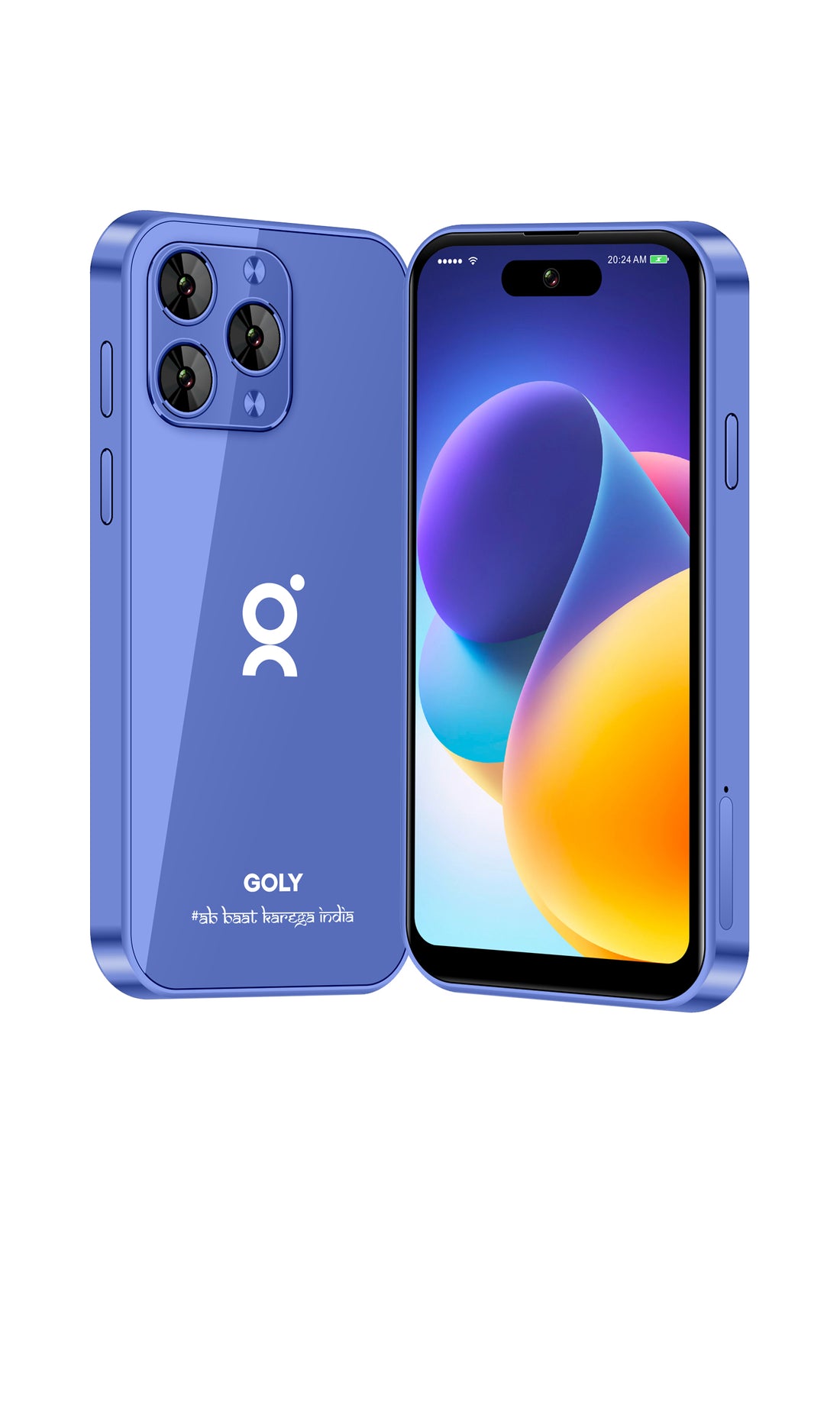 GOLY iLITE+ (3GB+16GB) | 4G Android Smartphone with 4.0" QHD Display, Dual Camera, Type-C Charging