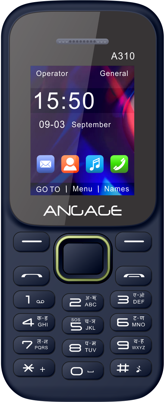 ANGAGE A310 Feature Phones 1.77inch GSM  Unlocked Cell Phones
