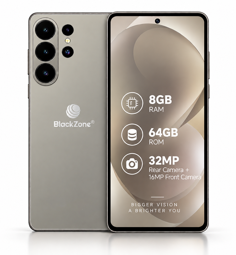 BlackZone BZS26 Ultra – Smartphone with 6.8" Display, 8GB RAM & Android 15