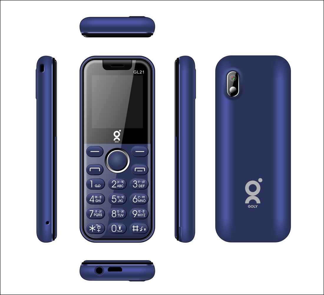 GOLY GL21  1.44 Inch Card Phone Dual SIM Phone  with 700 mAh Big Battery