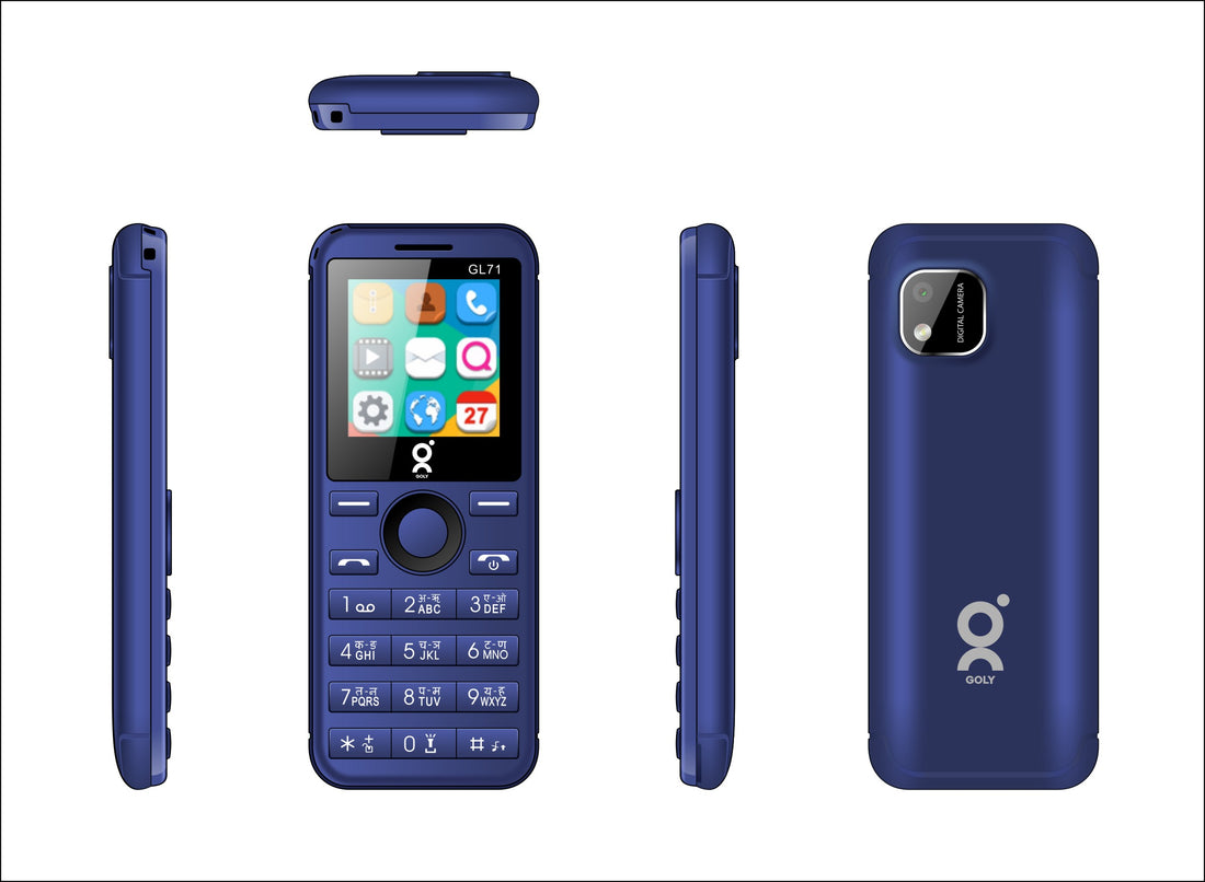 GOLY GL71   Card Phone 1.44 Inch  Dual SIM Phone  with 700 mAh Big Battery