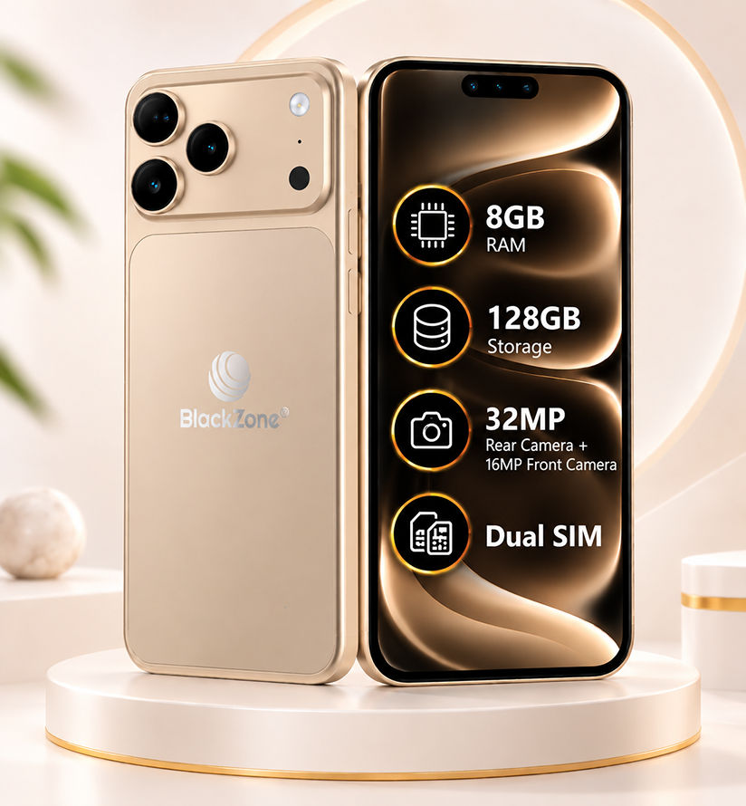 BlackZone GT 17 Pro Maxx |8GB RAM + 128GB ROM | 6.6