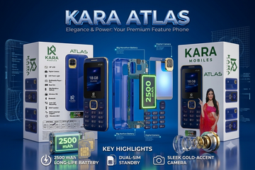 KARA Mobiles "Atlas" — Sleek & Compact Feature Phone