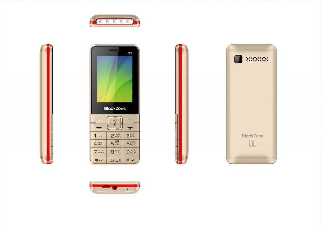 BLACKZONE S2 2.4 INCH DISPLAY WITH  VIBARATION & 2000mAh BIG BATTERY