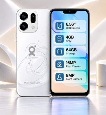 Goly GL X9 Ultra – 6.56" Big Incell Screen | 4GB RAM | 64GB ROM | Android 12 | 8MP Dual Rear + 8MP Front Camera | 5000mAh Battery | Face Unlock