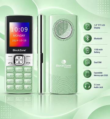 BlackZone INFINITY | 1.8 Inch TFT LCD Display | Bluetooth | Dual SIM | Real Mp3 & Mp4 Player | 3.5 mm Audio Jack | Expandable Memory upto 32GB