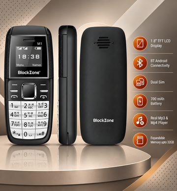 BlackZone M1 | 0.66 Inch TFT LCD Display | BT Android Connectivity | Dual SIM | Real Mp3 & Mp4 Player | 700 mAh Battery | Expandable Memory upto 32GB