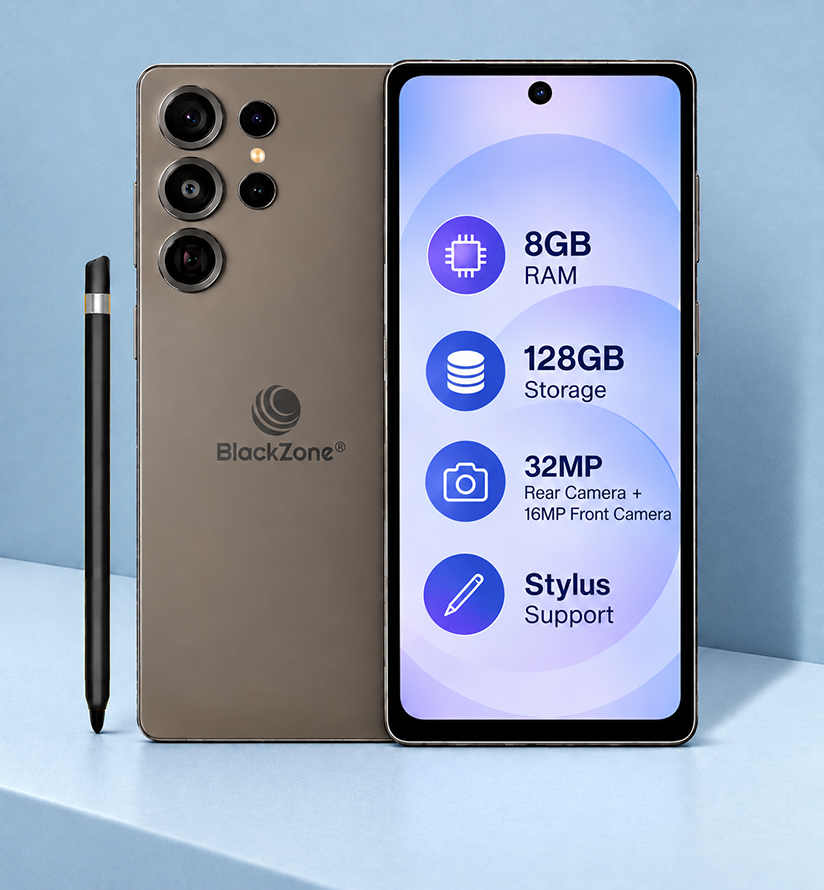 BlackZone S25 Ultra Maxx – 8GB RAM, 128GB ROM | 6.6