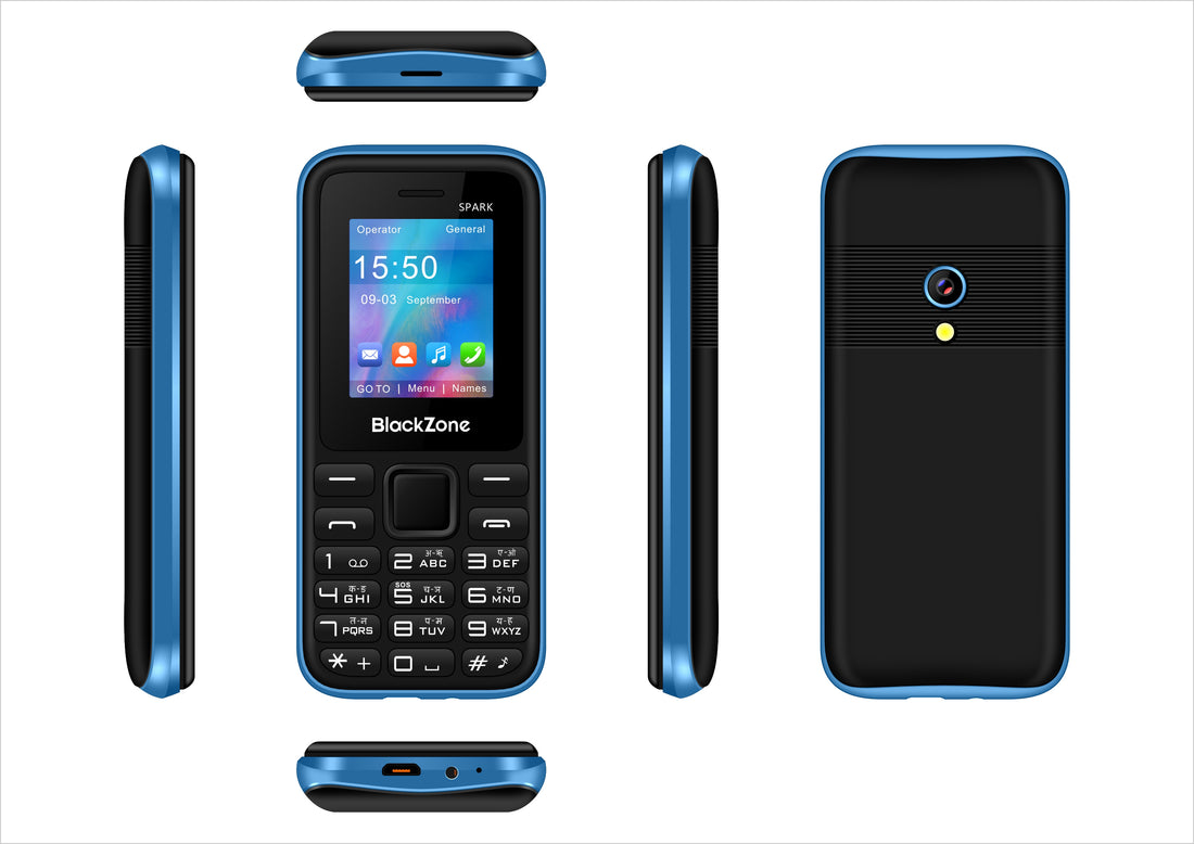 BLACKZONE SPARK  1.8 Inch Display with vibration & 1100mAh Battery