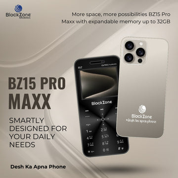 BZ15 PRO MAXX | 2.8" TFT LCD Display | Inbuilt Battery 2500 mAh | Bluetooth | Expandable Memory upto 32GB | 3.5 mm Audio Jack