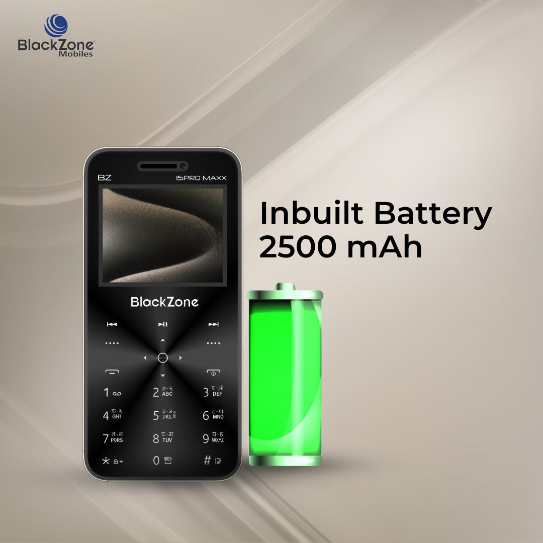 BZ15 PRO MAXX | 2.8" TFT LCD Display | Inbuilt Battery 2500 mAh | Bluetooth | Expandable Memory upto 32GB | 3.5 mm Audio Jack