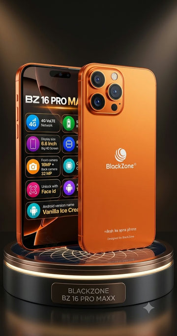 BlackZone BZ16 Pro Maxx 6.6" 8GB RAM / 64GB ROM Smartphone 4G Network
