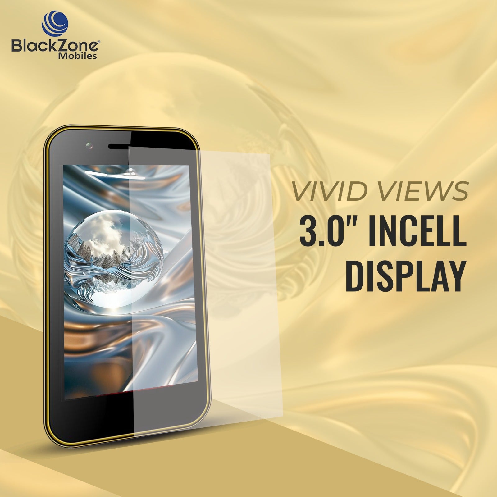BlackZone Miniature | 3.0' Incell Display | 3GB RAM | 16 GB ROM | 8 MP Triple Rear Camera | USB Type C | 2000 mAh Battery