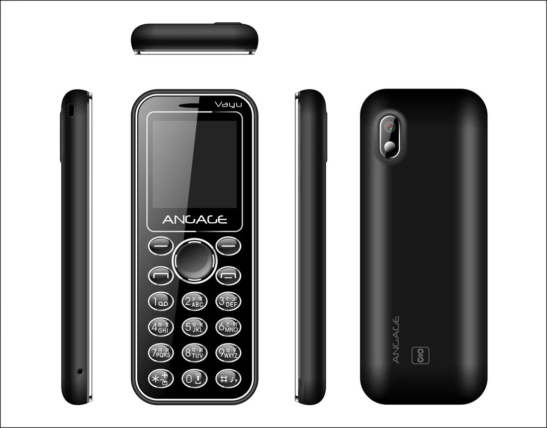 ANGAGE VAYU Card Phone 1.44 Inch Display card phone