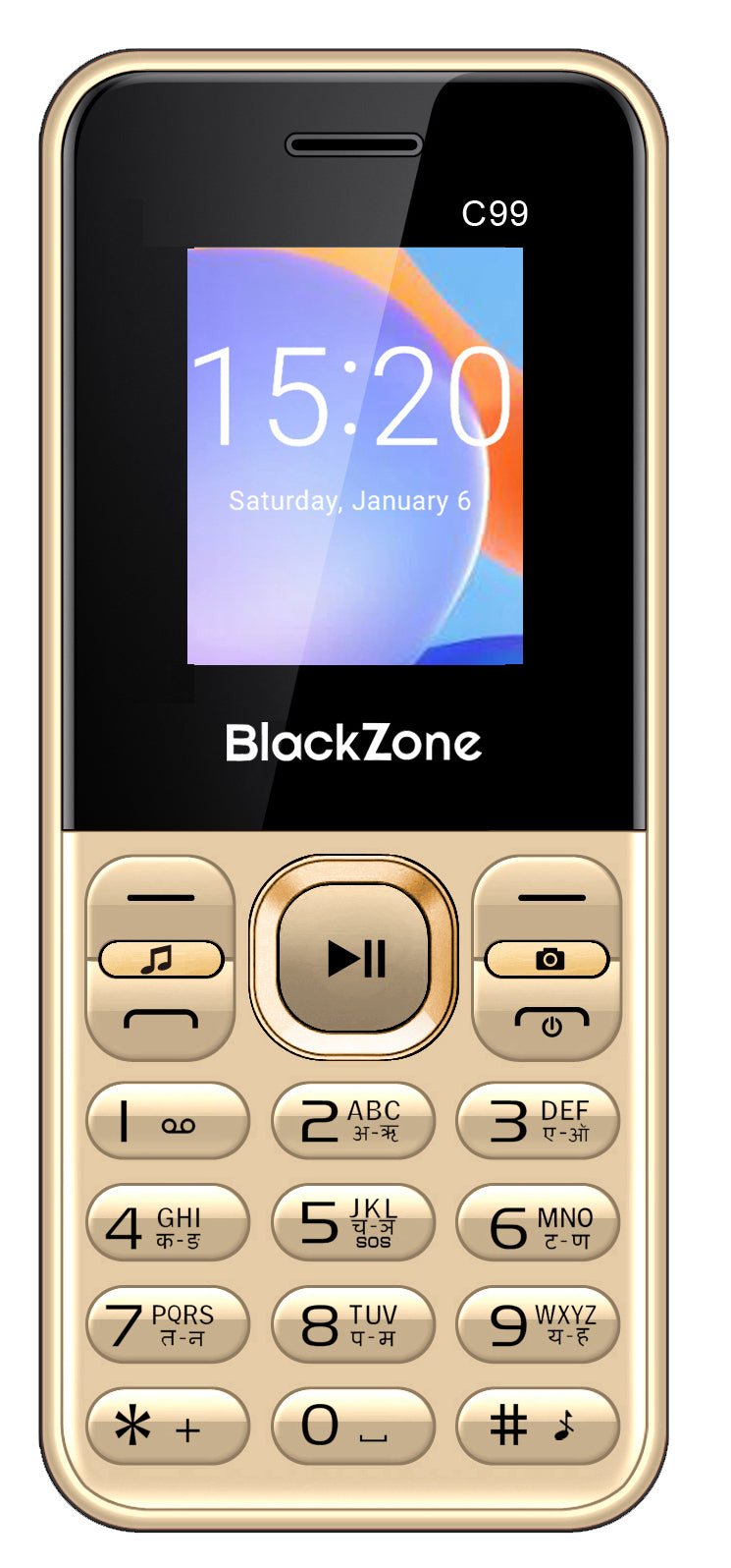 BlackZone C99  1.8 Inch Display with 2500mAh Battery