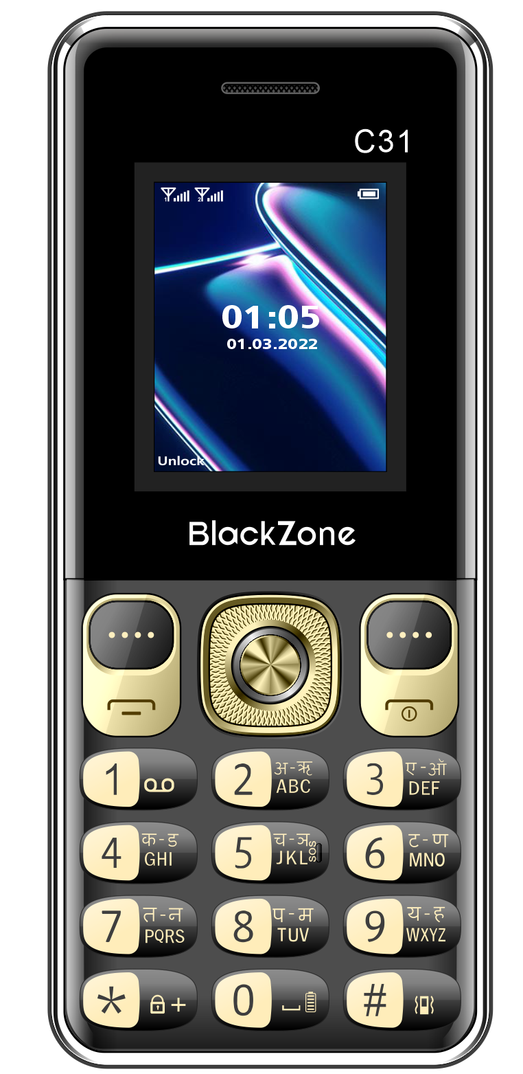 Blackzone C31 1.8 Inch Display with 2500mAh Battery