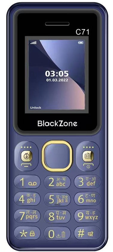 BLACKZONE C71 1.8Inch Display with 2500mAh Big Battery