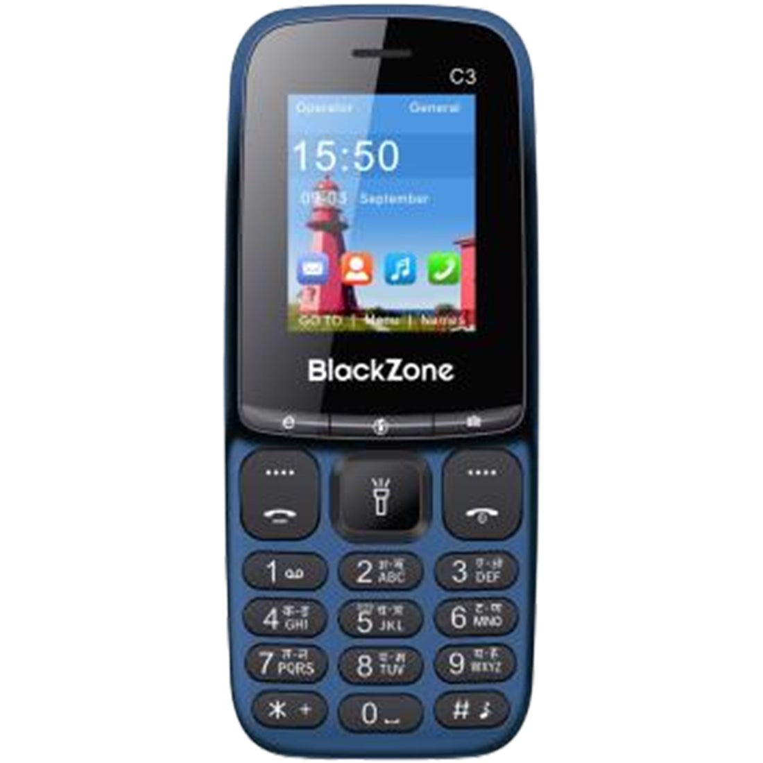 BlackZone C3 1.8 Inch Display with vibration